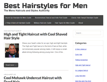 Tablet Screenshot of besthairstylesformen.net